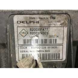 ECU MOTOR DELPHI DDCR R0410C122B RENAULT 8200331477 8200374301