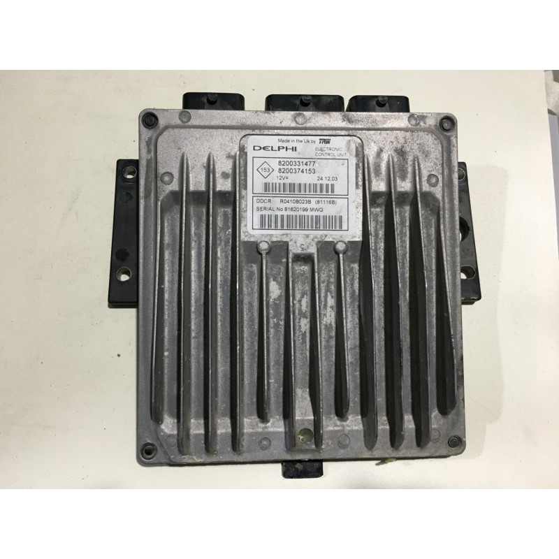 ENGINE ECU DELPHI DDCR R0410B023B RENAULT 8200331477 8200374153 ENGINE ECU DELPHI DDCR R0410B023B RENAULT 8200331477 8200374153
