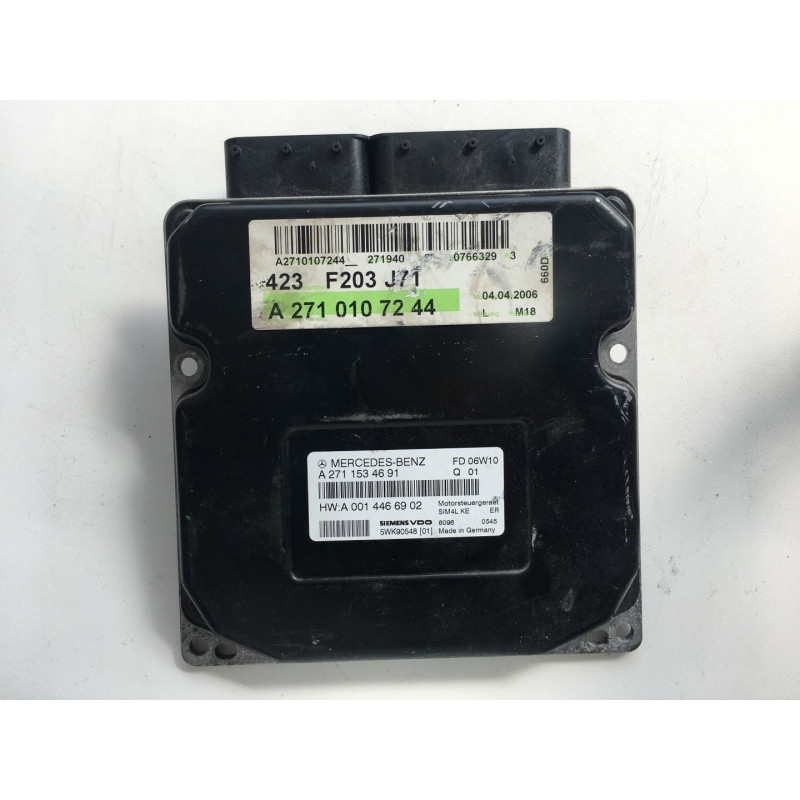 ENGINE ECU SIEMENS VDO SIM4L KE 5WK90548 MERCEDES A2711534691