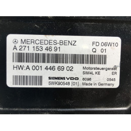 ECU MOTOR SIEMENS VDO SIM4L KE 5WK90548 MERCEDES A2711534691