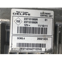 ECU MOTOR DELPHI DCM3.4 28321424 RENAULT 237101989R 237101990R