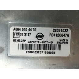 ECU MOTOR DELPHI DCM3.2AP R0412C047A SSANG YONG 28091032 MERCEDES A6645404432