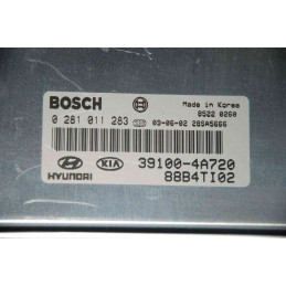 ECU BOSCH EDC15C7-4.30 0281011283 KIA SORENTO I 2.5 CRDI 103KW 140CV 39100-4A720 - CON INMOVILIZADOR ANULADO (INMO / IMMO OFF)