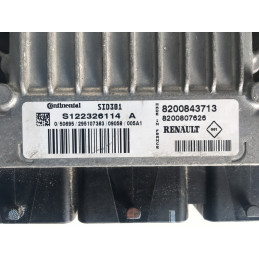 ECU SIEMENS / CONTINENTAL SID301 S122326114A RENAULT MEGANE II 1.5 DCI 78KW 106CV 8200843713 8200807626 / SW 8201128997 - VIRGEN