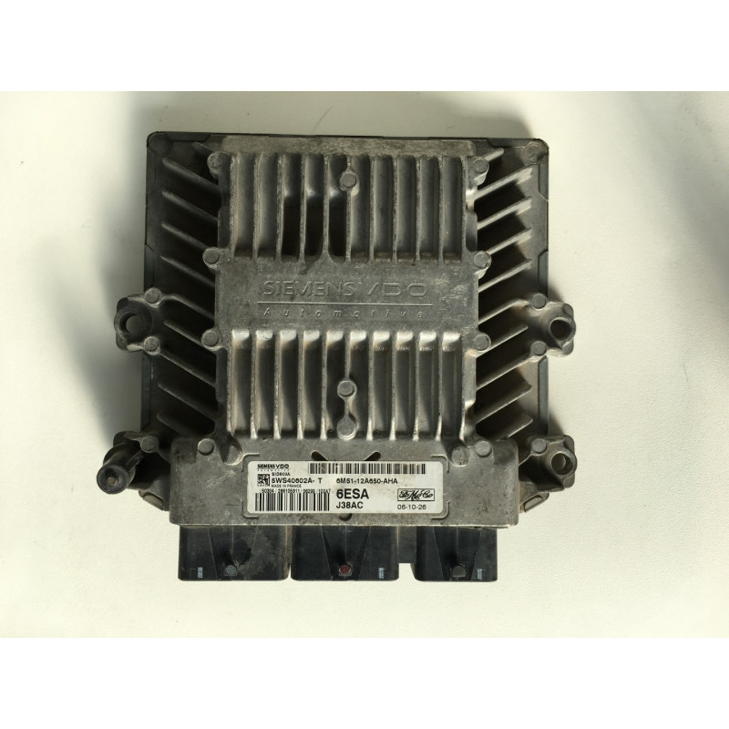 ECU MOTOR SIEMENS VDO SID 803A 5WS40602A-T FORD 6M51-12A650-AHA 6ESA