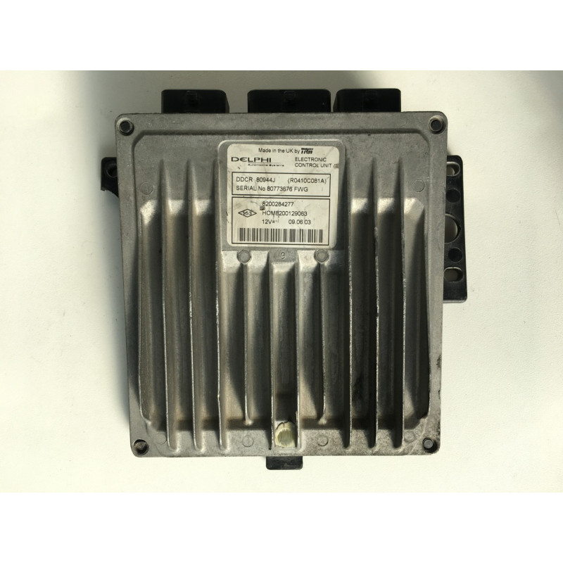 ENGINE ECU DELPHI DDCR R0410C081A RENAULT HOM8200129063 8200284277