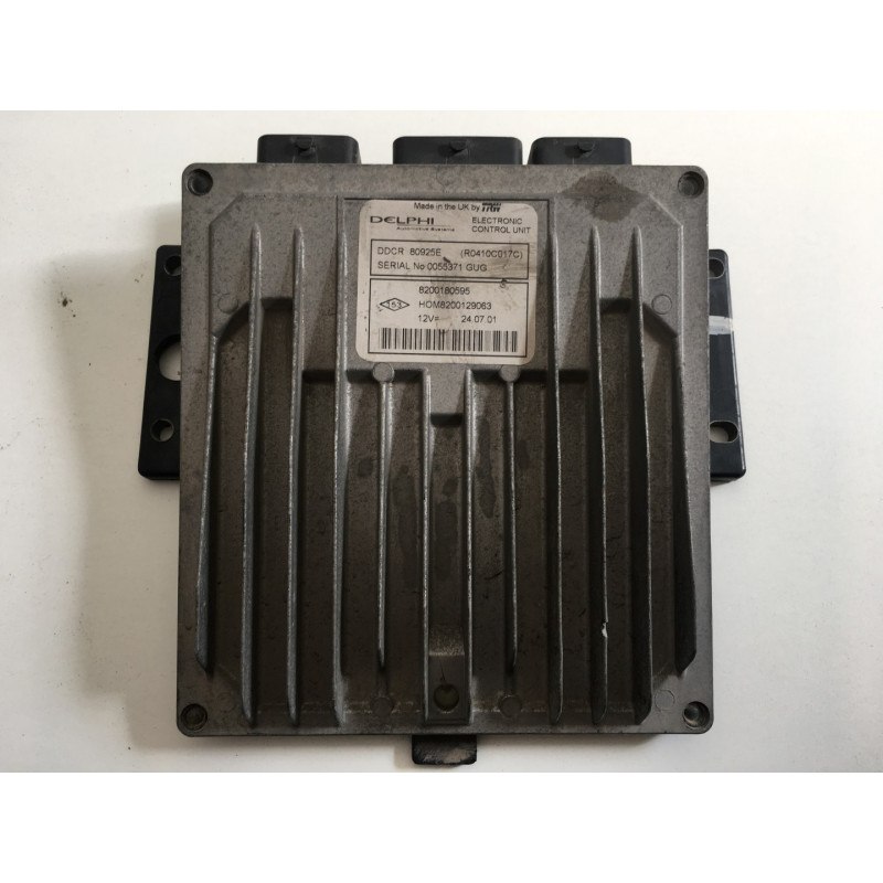 ENGINE ECU DELPHI DDCR R0410C017C RENAULT 8200180595 HOM8200129063