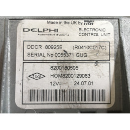 ECU MOTOR DELPHI DDCR R0410C017C RENAULT 8200180595 HOM8200129063