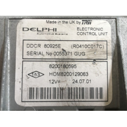 ENGINE ECU DELPHI DDCR R0410C017C RENAULT 8200180595 HOM8200129063