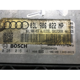 ENGINE ECU BOSCH EDC17CP20-2.2 0281016141 VAG 03L906022NP