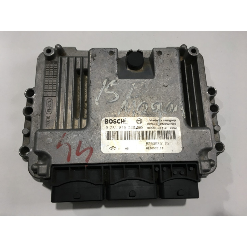 ECU BOSCH EDC16C36-3.3 0281015330 TRAFIC II / VIVARO I / PRIMASTAR I 2.0 DCI 66KW 90CV 8200935115 8200935116 - VIRGEN