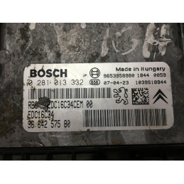 ECU MOTOR BOSCH EDC16C34-4.11 0281013332 PSA 9664257580