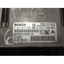 ECU MOTOR BOSCH EDC16C34-4.11 0281013868 PSA 9663755480