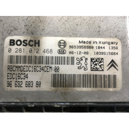 ECU MOTOR BOSCH EDC16C34 0281012468 PSA 9663268380