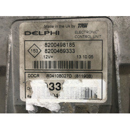 ECU DELPHI DDCR R0410B027D RENAULT KANGOO / RENAULT CLIO 1.5 DCI 8200498185 8200469333 - VIRGEN - AUTOCODIFICABLE