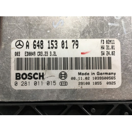 ENGINE ECU BOSCH EDC16C2-3.23 0281011015 MERCEDES A6481530179