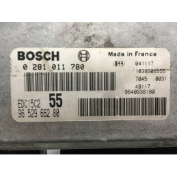 ECU BOSCH EDC15C2-10.1 0281011780 CITROEN C5 I 2.2 HDI 98KW 133CV 4HX 9652966280 - CON INMOVILIZADOR ANULADO (IMMO OFF)