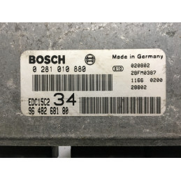 ECU BOSCH EDC15C2-10.1 0281010880 PEUGEOT 607 I (Z8) 2.2 HDI 98KW 133CV 4HX 9648268180 - CON INMOVILIZADOR ANULADO (IMMO OFF)