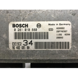 ECU BOSCH EDC15C2-10.1 0281010880 PEUGEOT 607 I (Z8) 2.2 HDI 98KW 133HP 4HX 9648268180 - WITH DISABLED IMMOBILIZER (IMMO OFF)