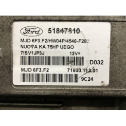 ECU MOTOR MAGNETI MARELLI MJD 6F3.F2 7160019301 FORD 51847810 HW04P