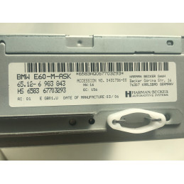 RADIO CD HARMAN / BECKER BMW E60-M-ASK 65126983843