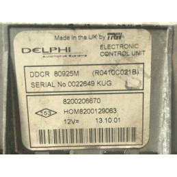 ECU MOTOR DELPHI DDCR R0410C021B RENAULT 8200206670