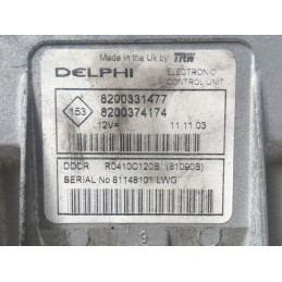 ECU MOTOR DELPHI DDCR R0410C120B RENAULT 8200331477 8200374174