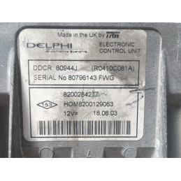 ECU MOTOR DELPHI DDCR R0410C081A RENAULT HOM8200129063 8200284277