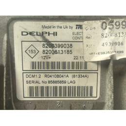 ECU MOTOR DELPHI DCM1.2 R0410B041A RENAULT 8200399038 8200813185