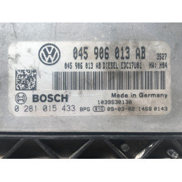 ECU MOTOR BOSCH EDC17U01-4.31 0281015433 VAG 045906013AB