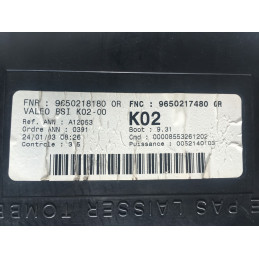 BSI VALEO K02-00 PSA 9650217480 9650218180