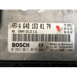 ECU MOTOR BOSCH EDC16C2-3.23 0281011015 MERCEDES A6481530179