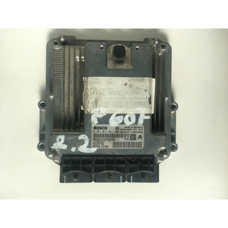 ENGINE ECU BOSCH EDC16CP39-6.10 0281014548 PSA 9664801680 ENGINE ECU BOSCH EDC16CP39-6.10 0281014548 PSA 9664801680