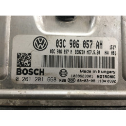 ECU MOTOR BOSCH ME7.5.20 0261201668 VAG 03C906057AH