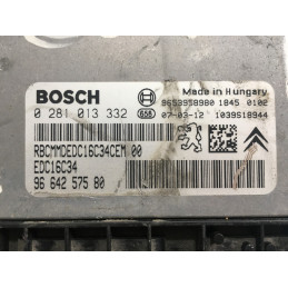 ECU MOTOR BOSCH EDC16C34-4.11 0281013332 PSA 9664257580