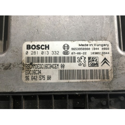 ECU MOTOR BOSCH EDC16C34-4.11 0281013332 PSA 9664257580