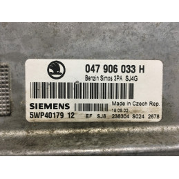 ECU MOTOR SIEMENS SIMOS 3PA 5WP4017912 VAG 047906033H