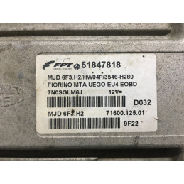 ECU MOTOR MAGNETI MARELLI MJD 6F3.H2 71600.125.01 FIAT 51847818 HW04P