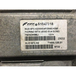 ECU MOTOR MAGNETI MARELLI MJD 6F3.H2 71600.125.01 FIAT 51847818 HW04P