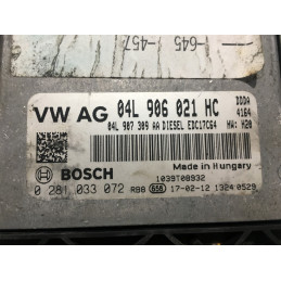 ENGINE ECU BOSCH EDC17C64-2.12 0281033072 VAG 04L906021HC