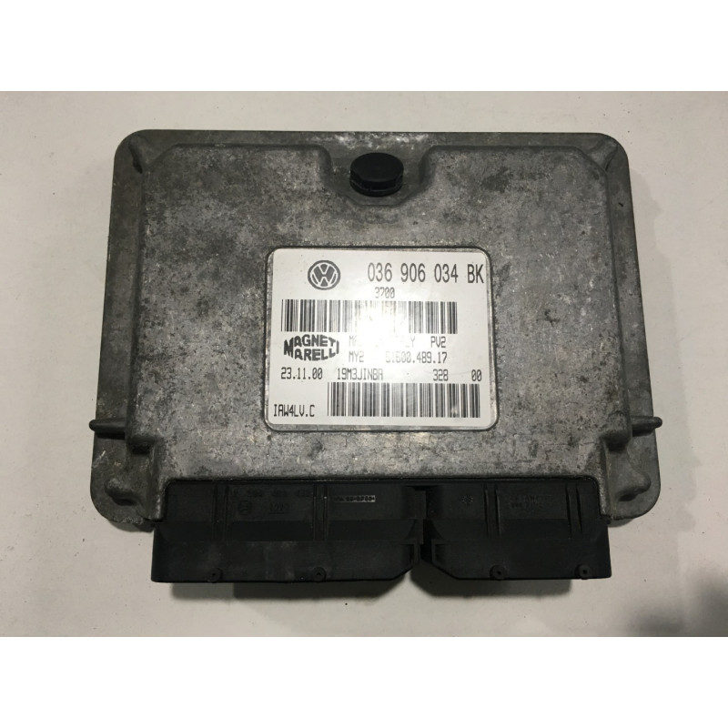 ECU MAGNETI MARELLI IAW 4LV.C 61600.489.17 SKODA FABIA I 1.4i 74KW 100CV 036906034BK / SW 3700 ECU MAGNETI MARELLI IAW 4LV.C 61600.489.17 SKODA FABIA I 1.4i 74KW 100CV 036906034BK / SW 3700