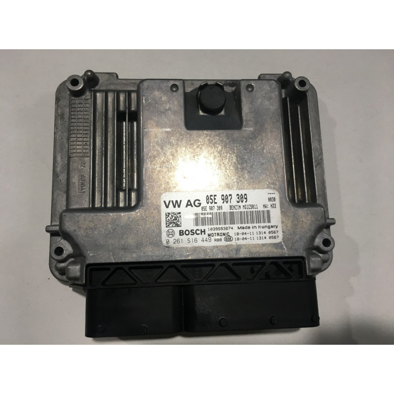 ECU MOTOR BOSCH SGMG1CS011 0261S16449 VAG 05E907309