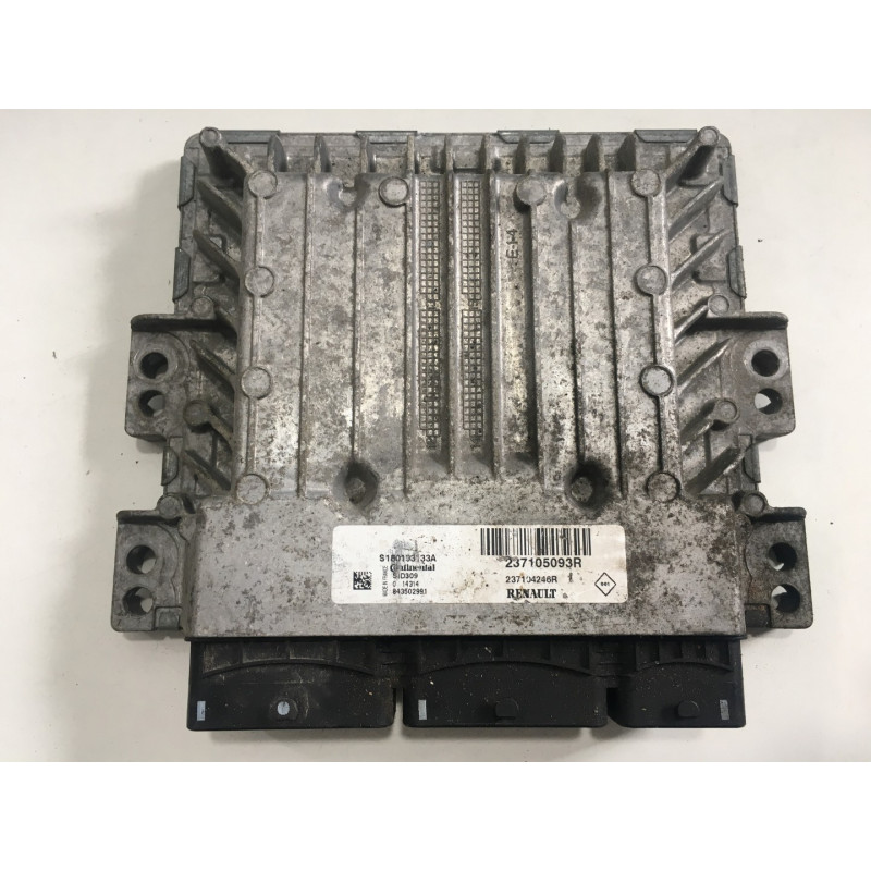 ENGINE ECU CONTINENTAL SID309 S180193133A RENAULT 237105093R