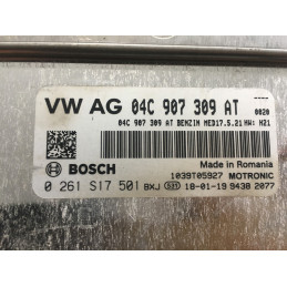 ENGINE ECU BOSCH MED17.5.21-3.14 0261S17501 VAG 04C907309AT