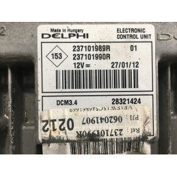 ECU MOTOR DELPHI DCM3.4 28321424 RENAULT 237101989R 237101990R