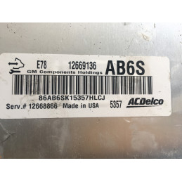 ECU MOTOR ACDELCO E78 OPEL 12669136 AB6S