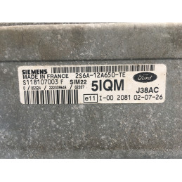 ECU MOTOR SIEMENS SIM 22 S118107003F FORD 2S6A-12A650-TE 5IQM