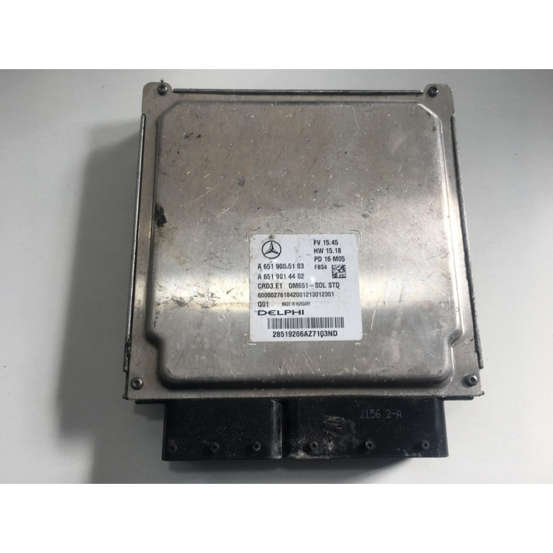 ECU MOTOR DELPHI CRD3.E1 28519266 MERCEDES A6519005103 A6519014402