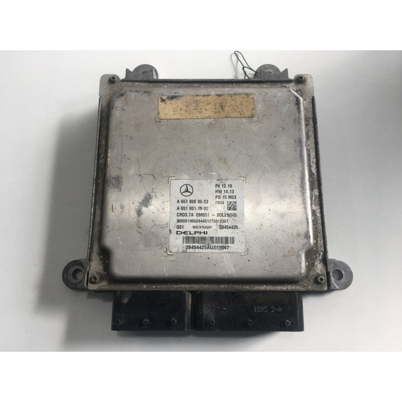 ENGINE ECU DELPHI CRD3.7A 28454425 MERCEDES A6519000503 A6519011902