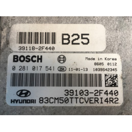 ECU MOTOR BOSCH EDC17CP14-3.70 0281017541 HYUNDAI 39103-2F440